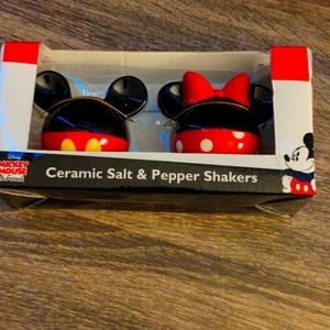 Mickey and Minnie ceramic salt and pepper shakers